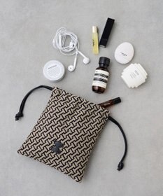 IACUCCI モノグランマ ポーチ JACQUARD/CERVO