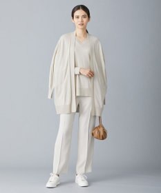 ICB 【洗える】 コンパクトウール Vネックプルオーバー