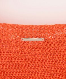 自由区 S 【洗える】リネンミドルゲージドルマンスリーブ ニット