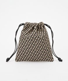 IACUCCI モノグランマ ポーチ JACQUARD/CERVO