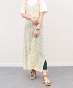 INTER-CHAUSSURES 【Marila】異素材コンビウエッジサンダル