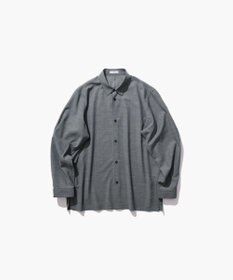 ATON TWIST WOOL GAUZE | ルーズフィットシャツ - UNISEX