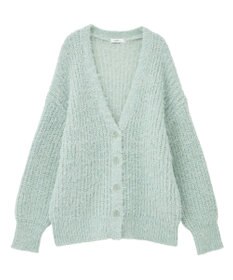 earth music&ecology 【予約】カラーミックスシャギーカーディガン