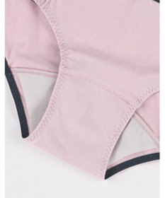 une nana cool 綿ベア天竺 カラーブロッキング サニタリーショーツ