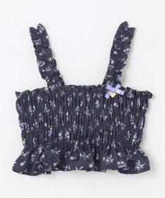 ANY KIDS フラワー×リボン ビスチェ付きTシャツ