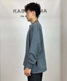 KASHIYAMA 【ウォッシャブル】ウールジャージークルーネックニット