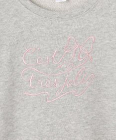 ANY KIDS 袖リボン トレーナー