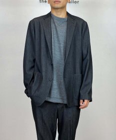 KASHIYAMA 【ウォッシャブル】ウールジャージークルーネックニット