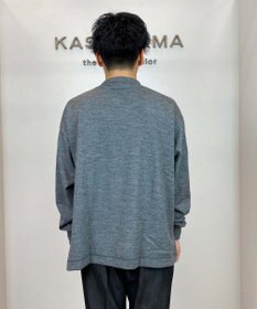 KASHIYAMA 【ウォッシャブル】ウールジャージークルーネックニット