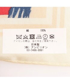 UNBILLION kakatoo ヨット柄シルクミニスカーフ