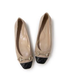 MODE ET JACOMO <MODE ET JACOMO>スクエアビットフラットパンプス