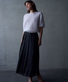 自由区 【Exclusive】シャイニープリーツ スカート