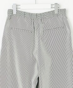 J.PRESS LADIES 【洗える】エアロツイルストライプ イージーパンツ