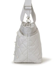 LeSportsac BUCKET TOTE W PEARLS/ミストグレーパール
