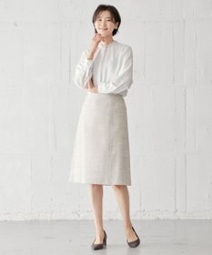 J.PRESS LADIES ライトツイードストレッチ スカート