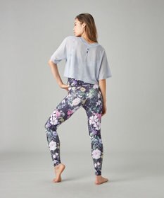 Chacott Chacott BALANCE ローズガーデンプリントレギンス