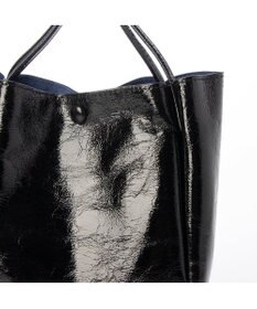 UNBILLION カシュカシュ cachecache / クラッシュメタリックワンハンドルミニトート