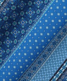 自由区 【洗える・XSサイズあり】オリエンタルモザイクプリント ワンピース