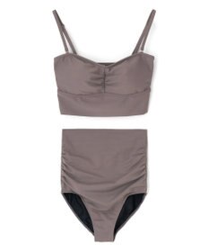 San-ai Resort（三愛水着楽園） パフスリーブトップス付き3点セット水着　9M　【San-ai Resort（サンアイリゾート）】