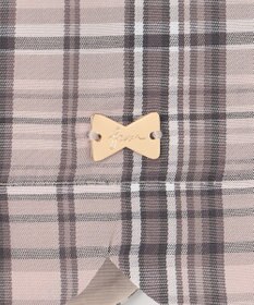 ANY KIDS 裾 スカラップ チェック パンツ