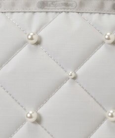LeSportsac BUCKET TOTE W PEARLS/ミストグレーパール