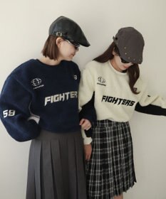 WEGO スポーツグラフィックボアショートプルオーバー