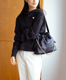 組曲 ギャザーワンショルダーハンドバッグ