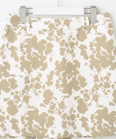 PW CIRCULUS 【WOMEN】【洗える】アニマルプリント バックプリーツ スカート ゴルフウェア レディース