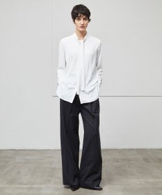 BEIGE， 【洗える】LAVAL / ワイドタックパンツ