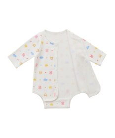 MIKI HOUSE HOT BISCUITS 【60-70cm】 長袖ボディシャツ(前開き)