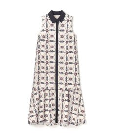 GRACE CONTINENTAL マリン刺繍チュールワンピース