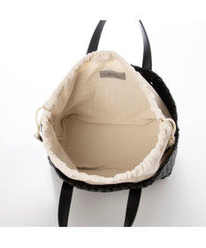 UNBILLION カシュカシュ cachecache / コードかがり横長トートバッグ