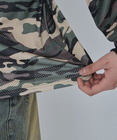 WEGO 【ユニセックス着用ITEM/MLサイズ展開】カモフラナンバリングホッケーT（LS）