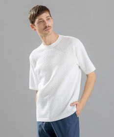 JOSEPH HOMME ドライコットンリンクス　半袖ニット