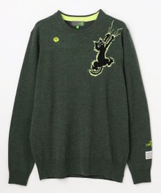 PW CIRCULUS 【MEN】Spark cat クルーネックニット ゴルフ