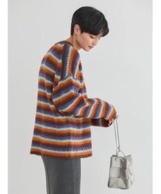 AMERICAN HOLIC グラデーションボーダーニットプルオーバー