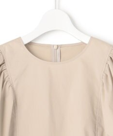 23区 L 【一部店舗限定/洗える】ハイカウントウェザーストレッチ パフスリーブ ブラウス