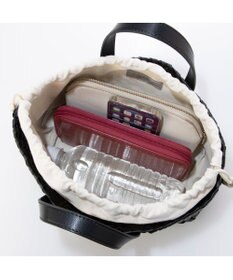 UNBILLION カシュカシュ cachecache / コードかがり横長トートバッグ