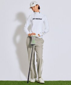 PW CIRCULUS 【吸水速乾 / UV遮蔽率99.9% UVカット / ストレッチ】【WOMEN】アニマルグラフィックロングスリーブモックT ゴルフウェア レディース