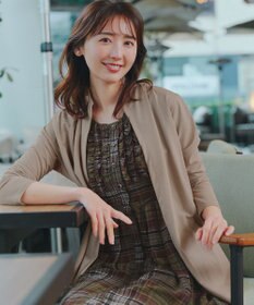 Tiaclasse L 【おのののかさん着用】冷凛(ひやりん)カノコカットソートッパーカーディガン