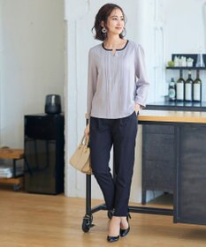 Tiaclasse 【洗える】幅広く活躍が期待できるドロストパンツ