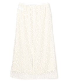 UNFILO L エンブロイダリー レーススカート