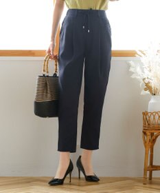 Tiaclasse 【洗える】幅広く活躍が期待できるドロストパンツ