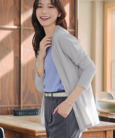 Tiaclasse L 【おのののかさん着用】冷凛(ひやりん)カノコカットソートッパーカーディガン