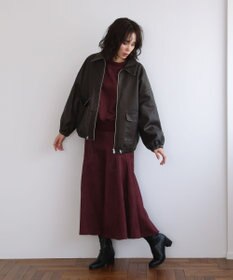 Green Parks ・ＥＬＥＮＣＡＲＥ　ＤＵＥ　スエードポンチフレアスカー