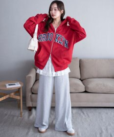 WEGO グラフィックBIGZIPパーカー