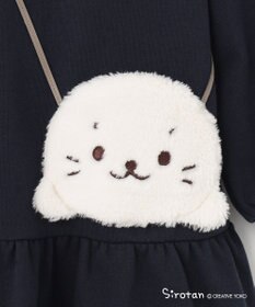 ANY KIDS 【しろたん×anyFAM】しろたんポシェットフードワンピース