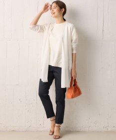 組曲 【WEB限定】シアーツイルジャージー ロングカーディガン