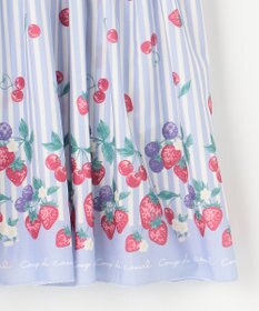 ANY KIDS ストライプ×フルーツ ワンピース 水着