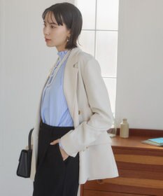 WEGO 【ANGIE VINTAGE/S/Mサイズ展開 / オケージョン対応 / セレモニー対応】ゴールドボタン テーラードジャケット / 金ボタン ダブル ブレザー